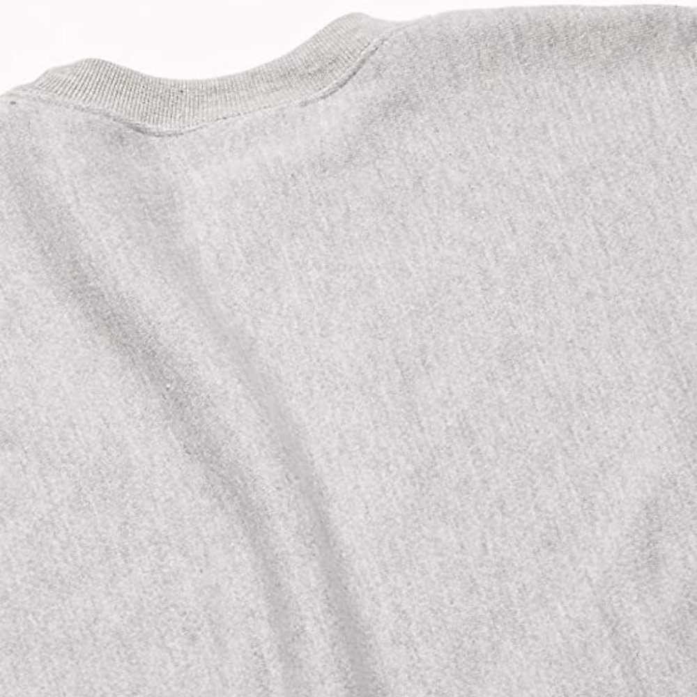 Champion Reverse Weave Crew Neck Fleece Sweatshirt Script Oxford Grey 3XL BIG - Picture 5 of 11